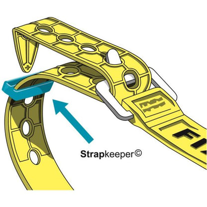FIXPLUS フィックスプラス  ストラップキーパー(スリムフィット対応) 対応ストラップ幅:1.25cm 4個セット G3SK2BLK